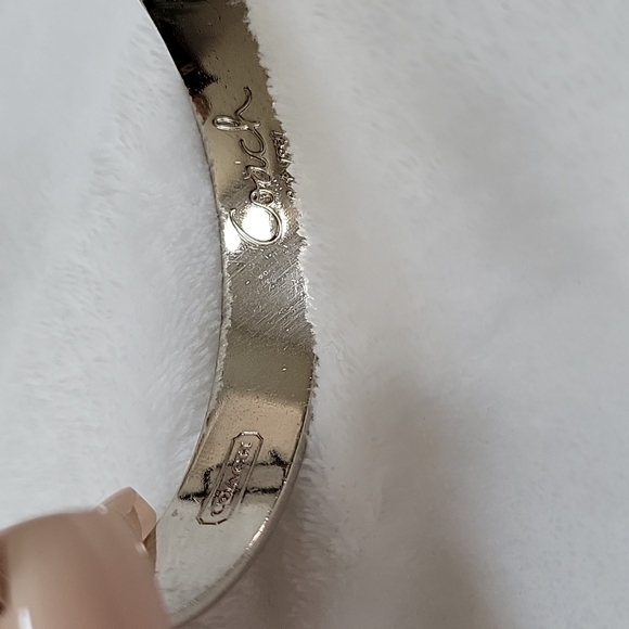 Coach Singnature Bangle Bracelet - Picture 2 of 5